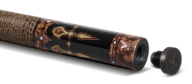 EVO Crown Monarch Blade Leather Wrap Pool Cue