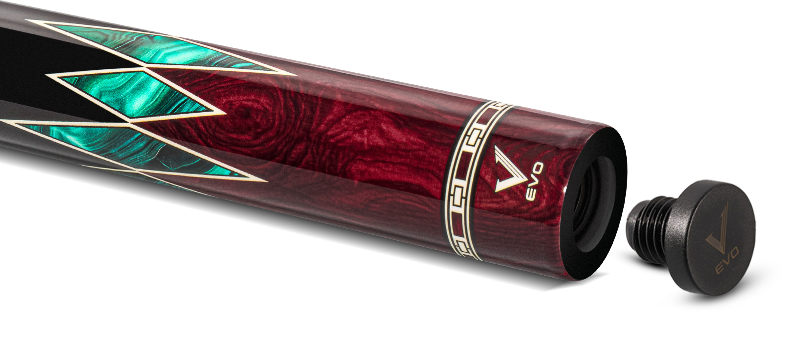 EVO MEG Crimson Jaw No Wrap Pool Cue