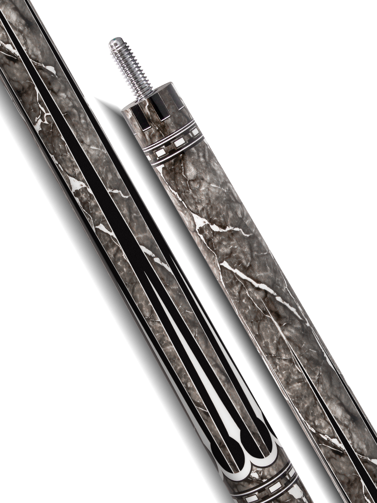 EVO Gemstone Nightglow No Wrap Pool Cue