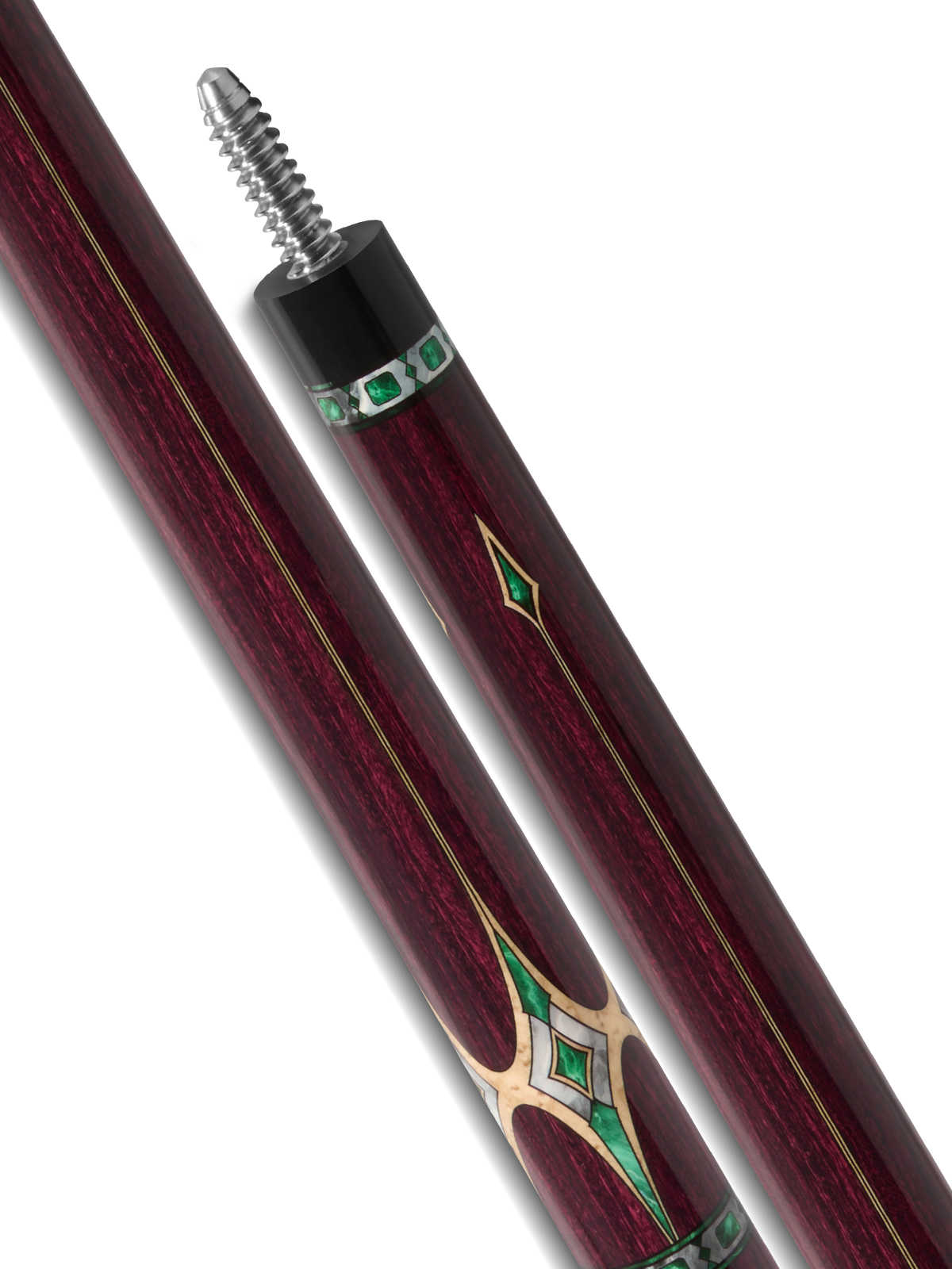 EVO Royale Garnet Crest No Wrap Pool Cue