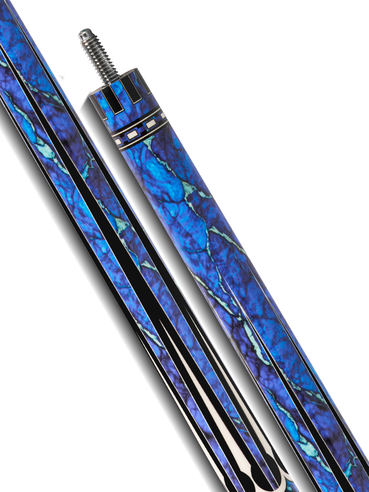 EVO Gemstone Skyflare No Wrap Pool Cue