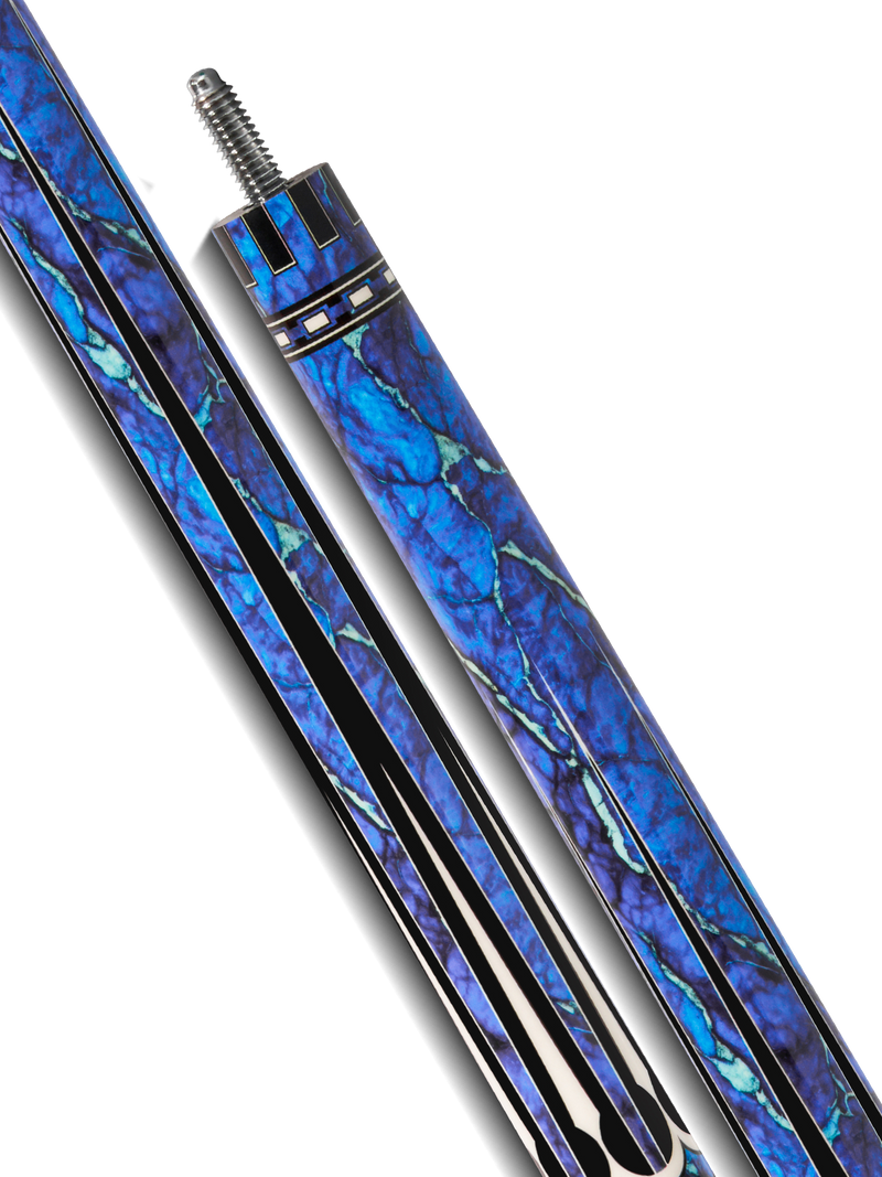 EVO Gemstone Skyflare No Wrap Pool Cue