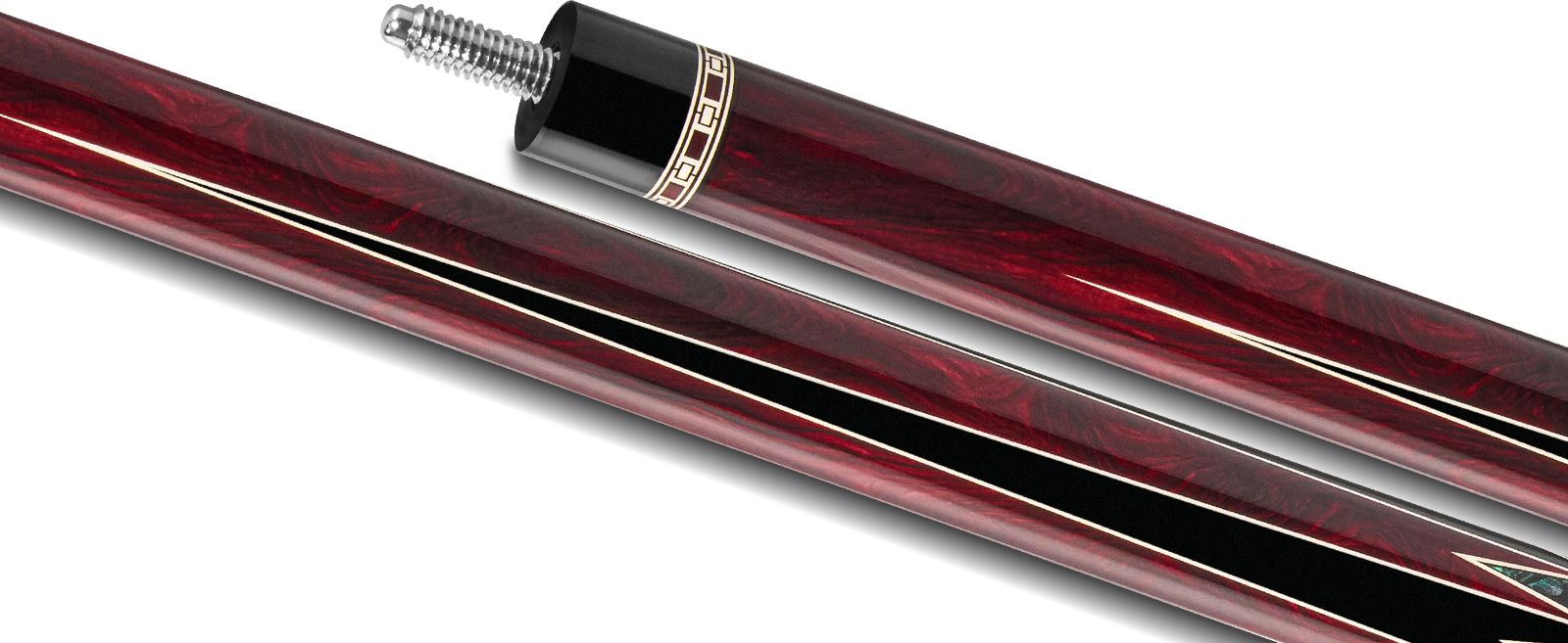 EVO MEG Crimson Jaw No Wrap Pool Cue