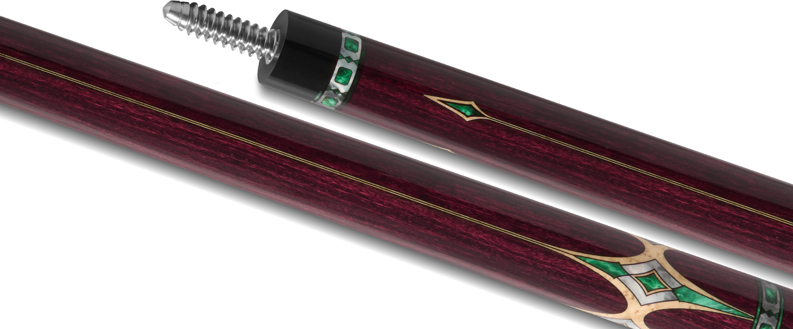 EVO Royale Garnet Crest No Wrap Pool Cue