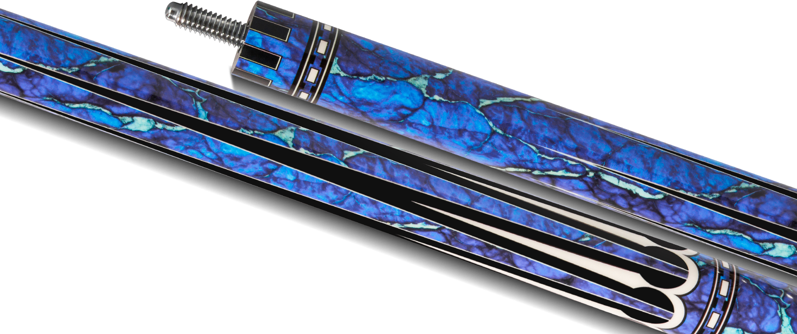 EVO Gemstone Skyflare No Wrap Pool Cue