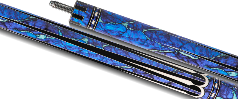 EVO Gemstone Skyflare No Wrap Pool Cue