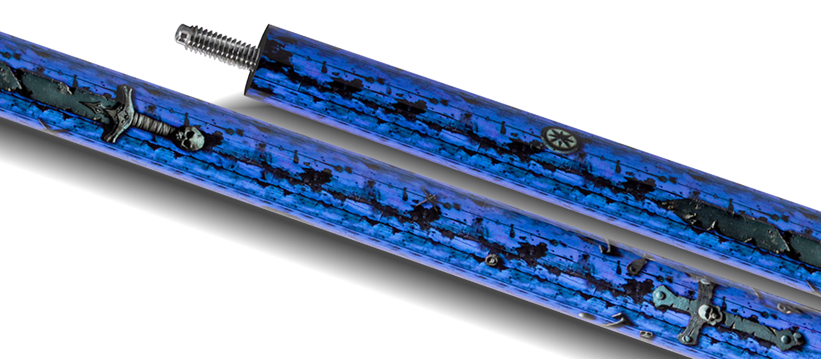 EVO Pirate Series Sea Wrath No Wrap Pool Cue