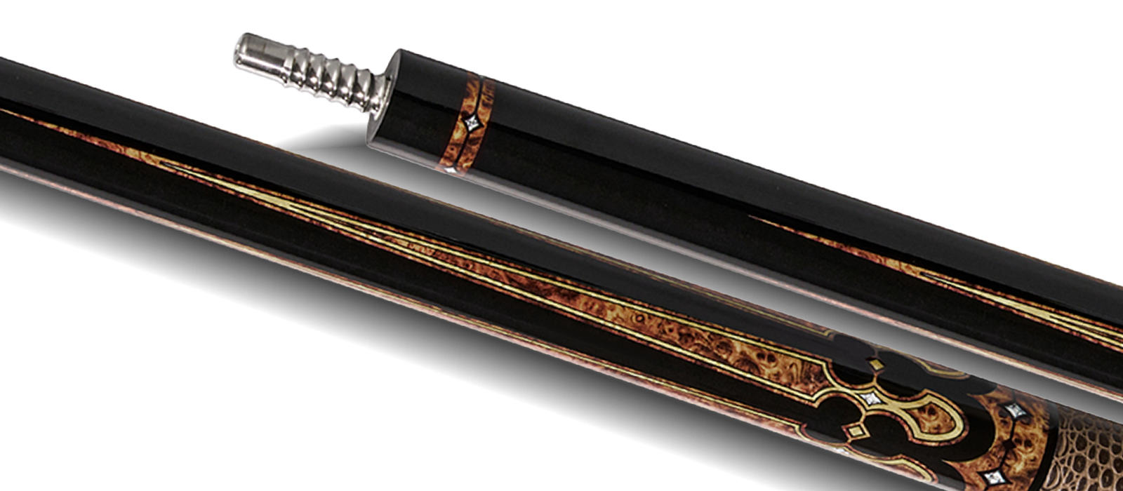EVO Crown Monarch Blade Leather Wrap Pool Cue