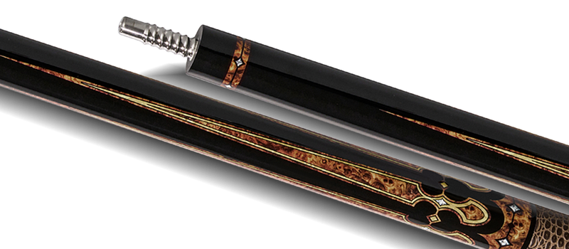 EVO Crown Monarch Blade Leather Wrap Pool Cue