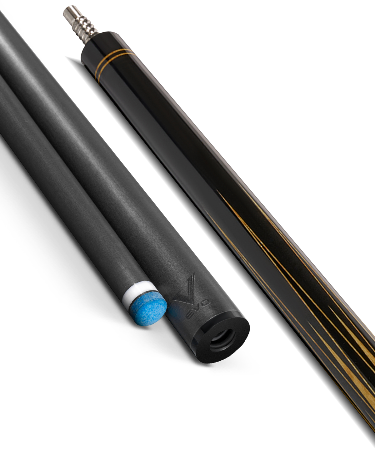 EVO Crystal Umber Crest No Wrap Pool Cue