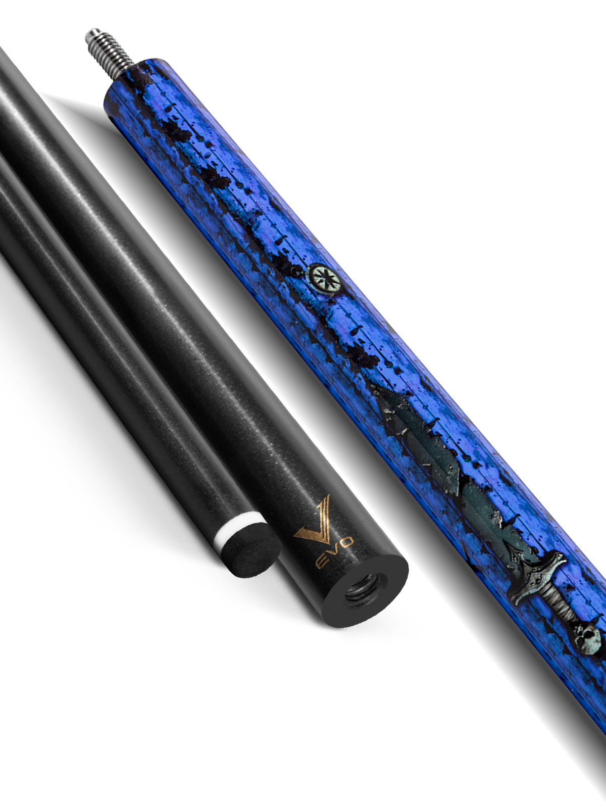 EVO Pirate Series Sea Wrath No Wrap Pool Cue