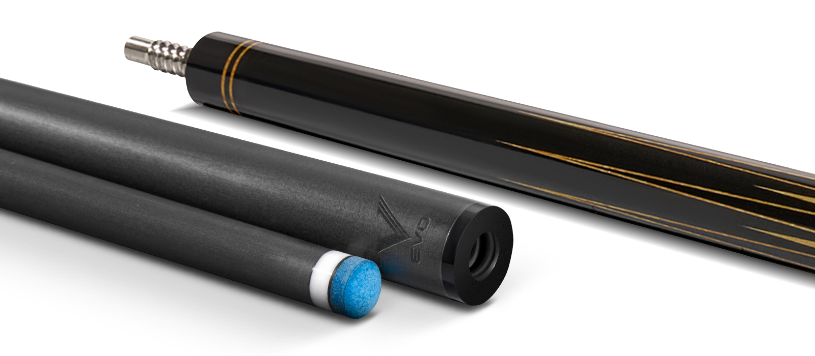 EVO Crystal Umber Crest No Wrap Pool Cue