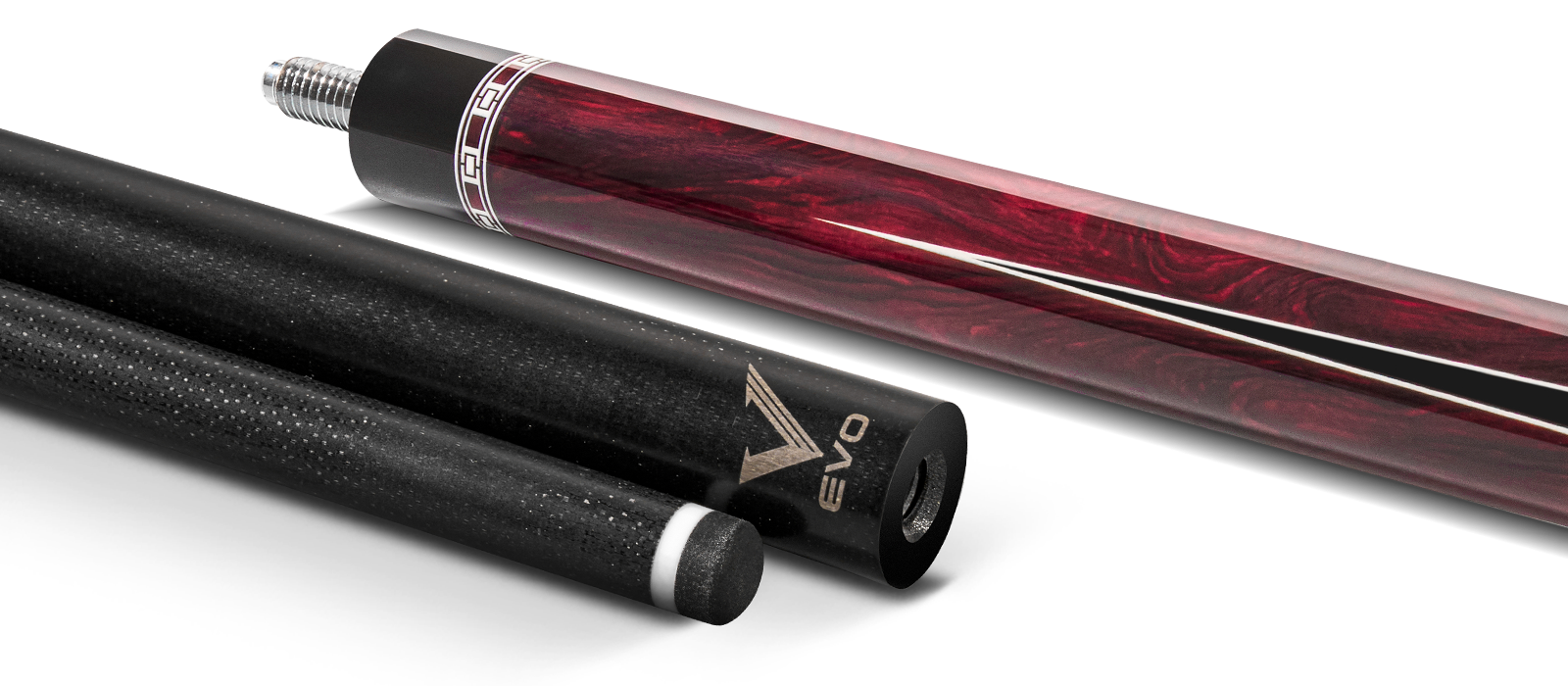 EVO MEG Crimson Jaw No Wrap Pool Cue