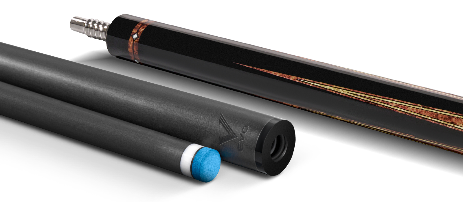 EVO Crown Monarch Blade Leather Wrap Pool Cue