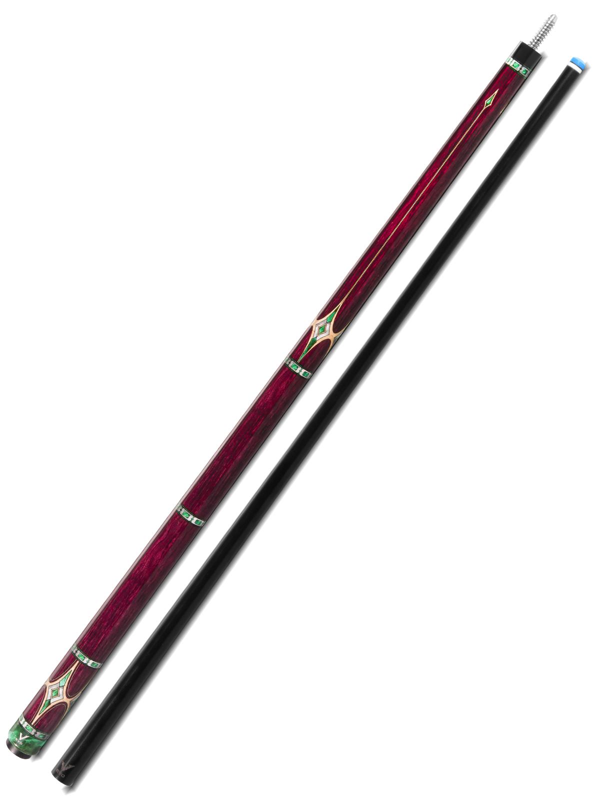 EVO Royale Garnet Crest No Wrap Pool Cue