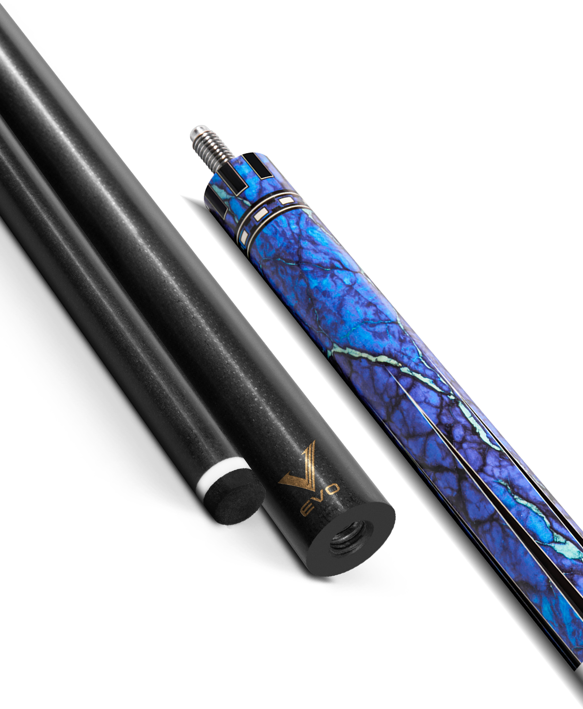 EVO Gemstone Skyflare No Wrap Pool Cue