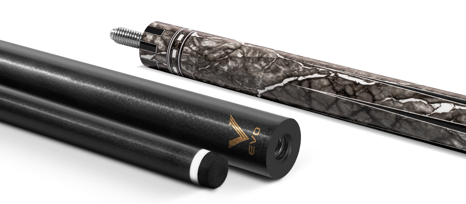 EVO Gemstone Nightglow No Wrap Pool Cue