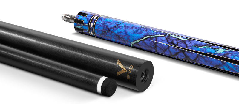 EVO Gemstone Skyflare No Wrap Pool Cue