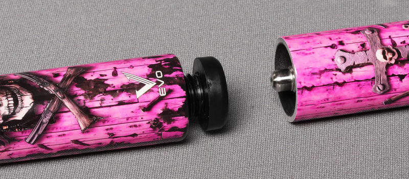 EVO Pirate Rose Raid No Wrap Pool Cue Maxbing Edition