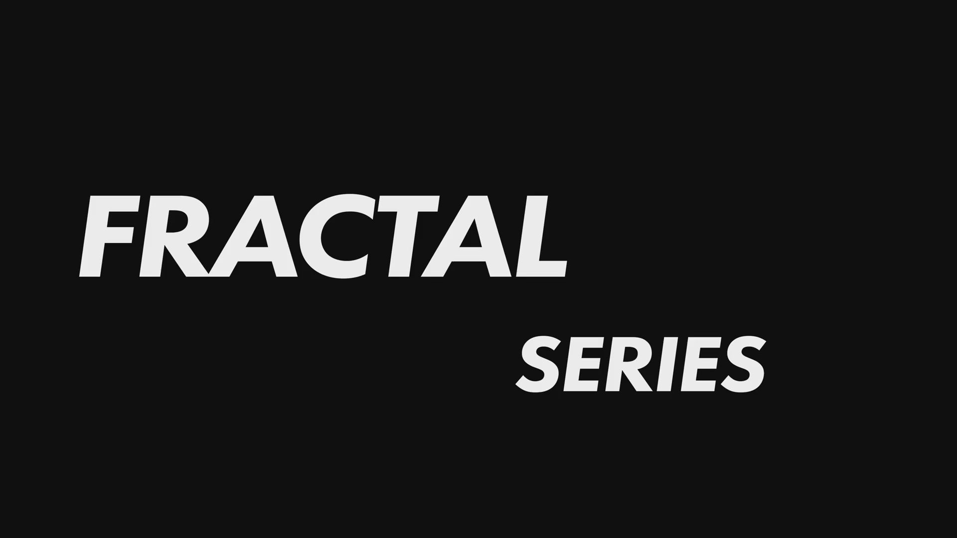 Action Cues Fractal Series
