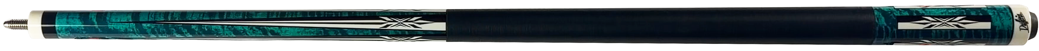 Dufferin D-360 Pool Cue - Teal and White