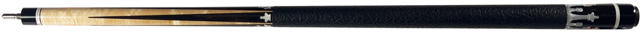 Viking DF1200 Defender Series Pool Cue - Maple with Ebony Points and White Pearl Chess Inlays