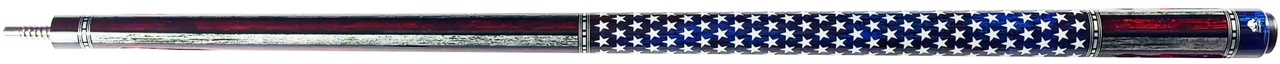 Rhino RCVOYUSA Voyager Series Carbon Pool Stick - No Wrap USA Flag