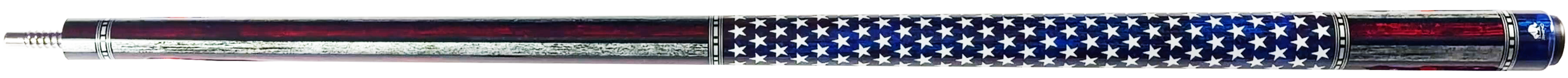 Rhino RCVOYUSA Voyager Series Carbon Pool Stick - No Wrap USA Flag