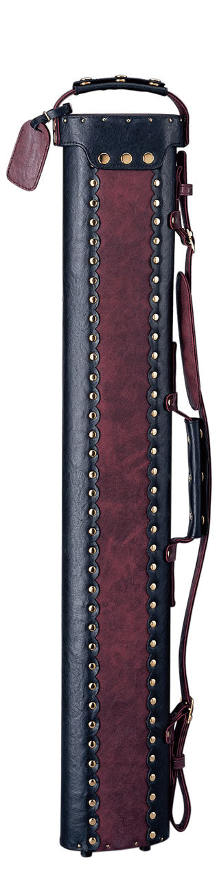 3X7 Instroke Black/Burgundy Vinyl Cowboy Case