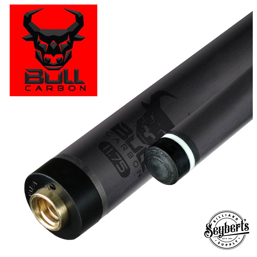 Bull Carbon Cue Shaft-Poison Bullet Thread