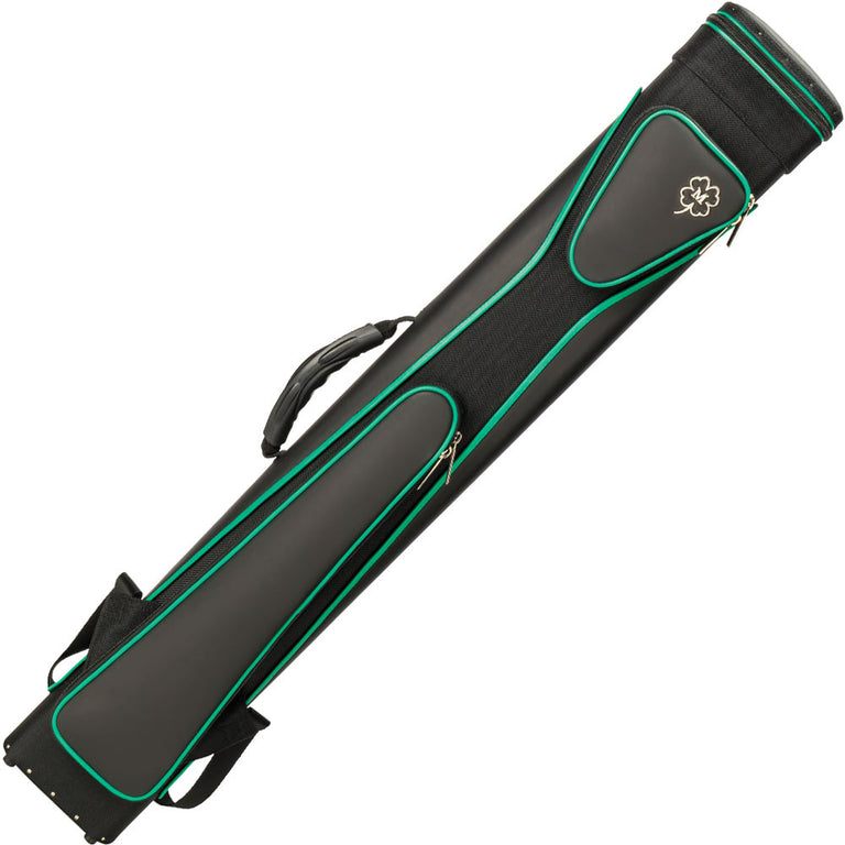 McDermott 750940 3 Butt x 5 Shaft Hard Sport Case - Black and Green