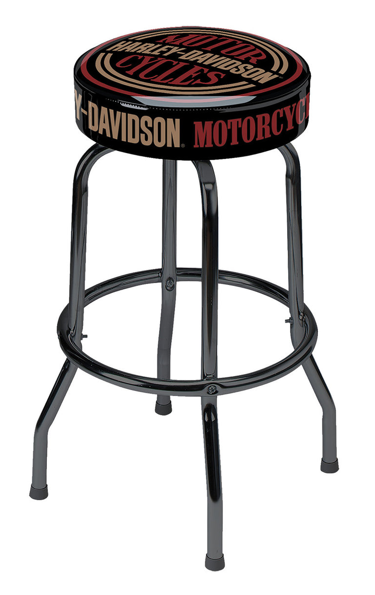 Harley Davidson Bar Stool - Circle Logo
