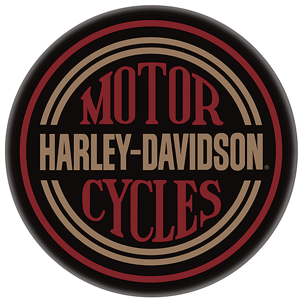 Harley Davidson Cafe Table - Circle Logo Cafe Table