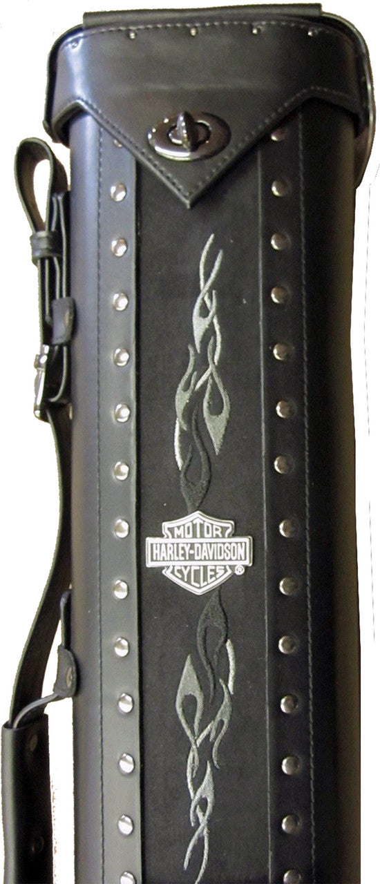 Harley Davidson 2x4 Hard Cue Case - Radical Flames