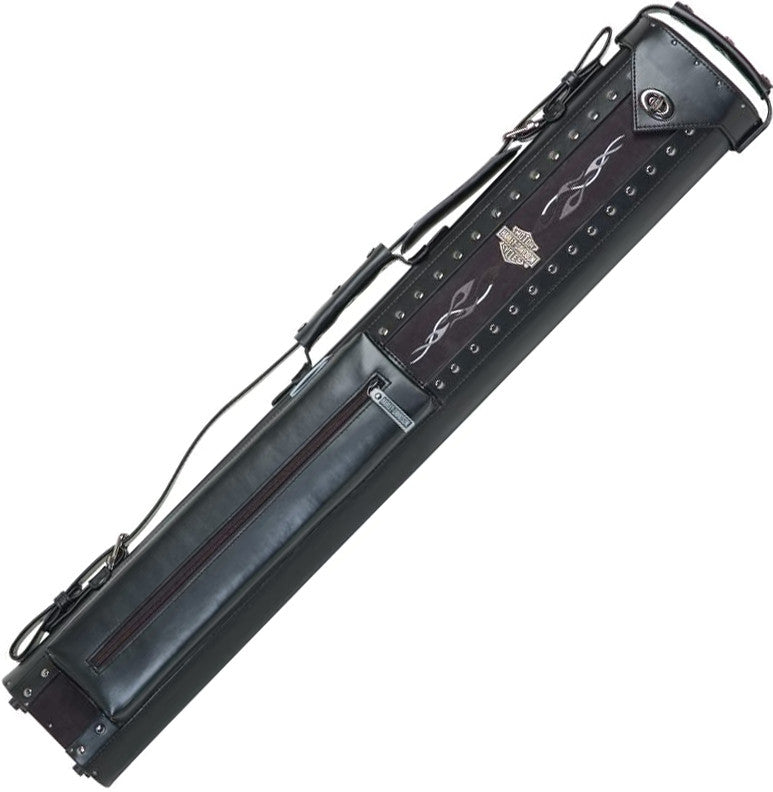 Harley Davidson 2x4 Hard Cue Case - Radical Flames
