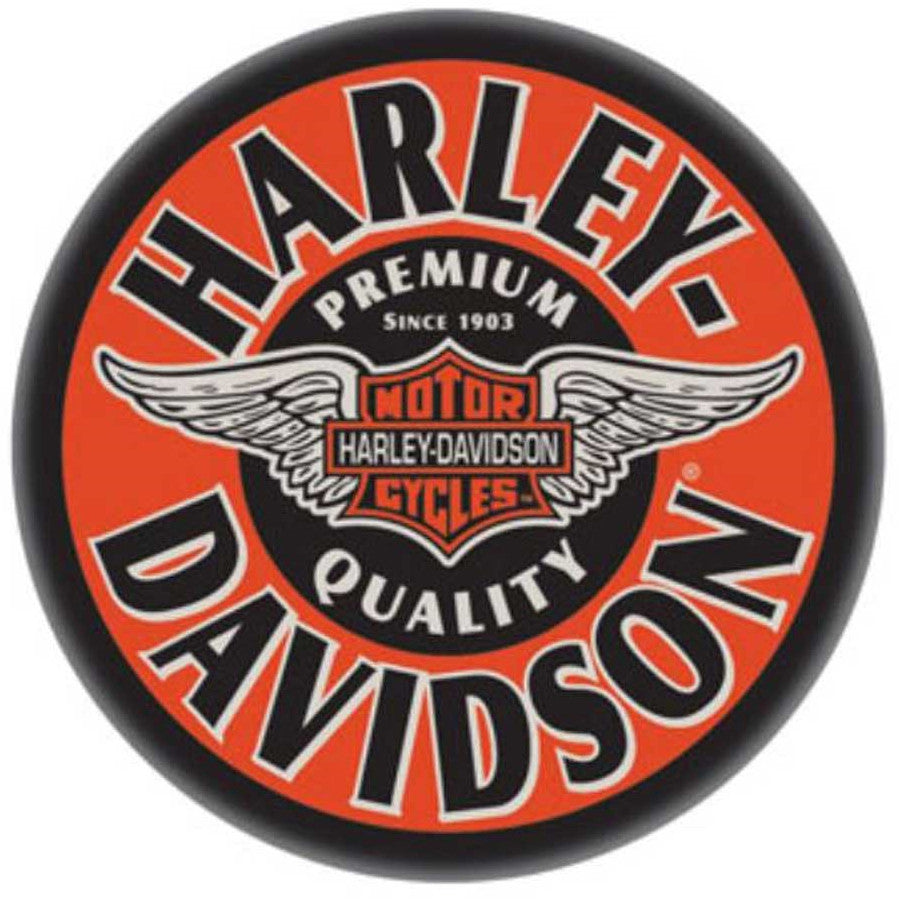 Harley Davidson Cafe Table - Winged Bar and Shield
