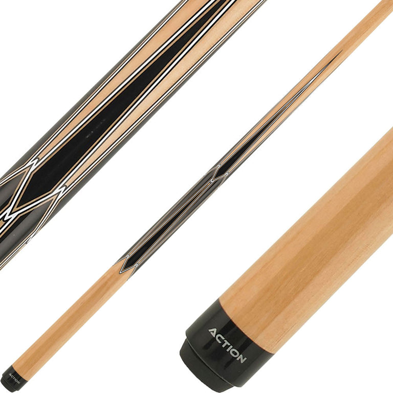 Action ACTSP11 Sneaky Pete Cue - Maple with Black Points