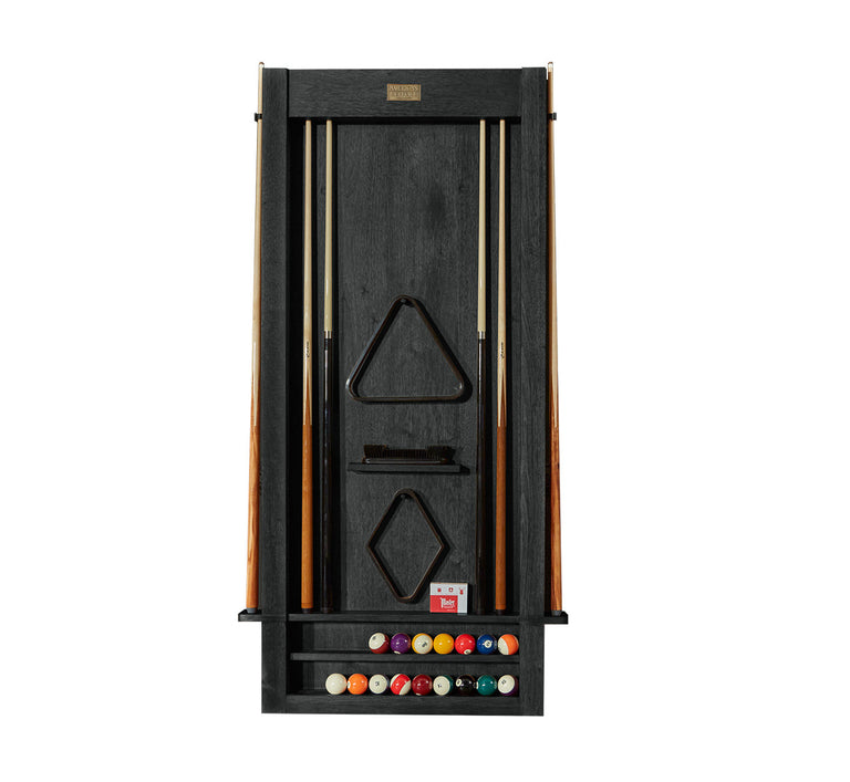 Alta Cue Rack Wall Mount 6 Cues - Black Ash