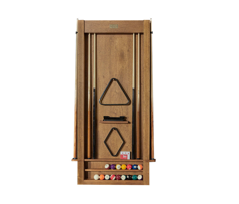 Alta Cue Rack Wall Mount 6 Cues - Brushed Walnut