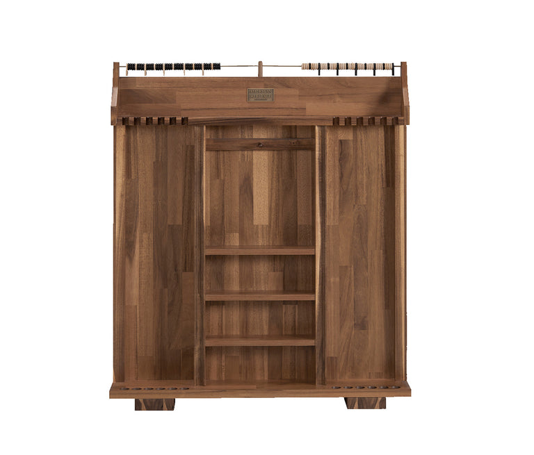 American Heritage Knoxville Freestanding 12 Cue Rack - Acacia Finish