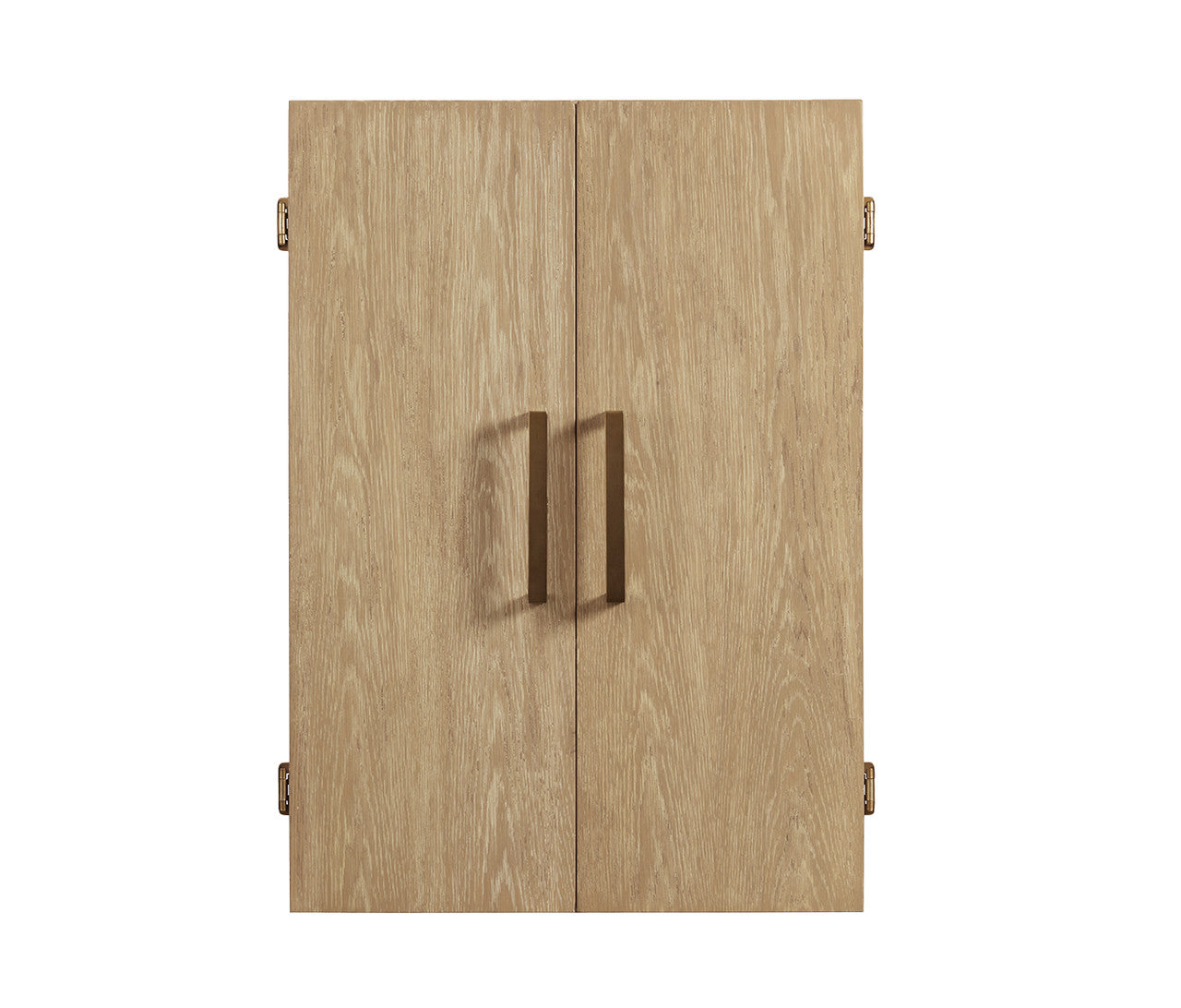 American Heritage Wall Mount Port Royal Dartboard Cabinet - White Oak