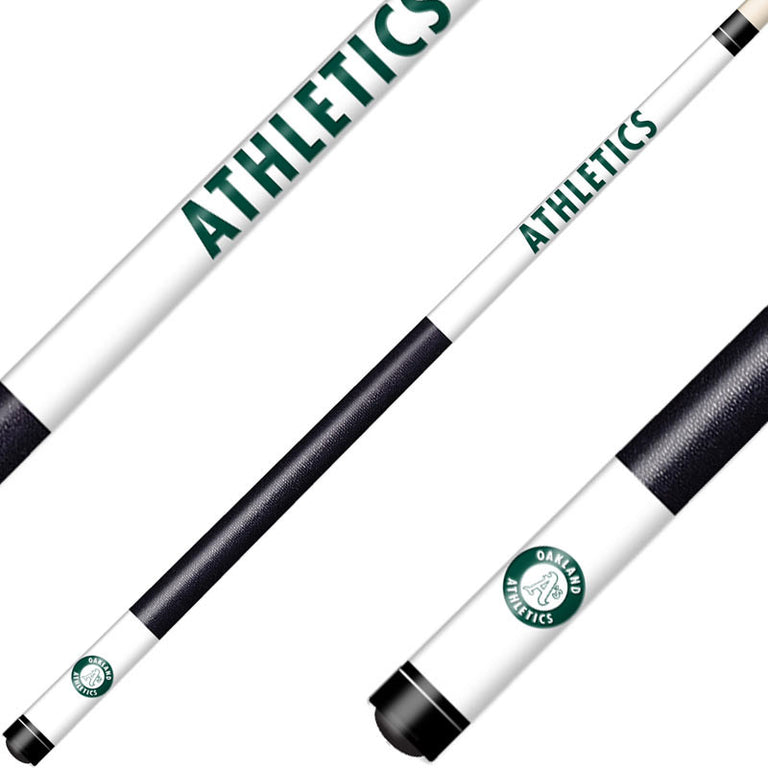 Oakland Athletics Cue Laser Etched Billiard Cue