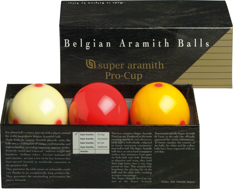 Super Aramith Pro Cup Carom Ball Set