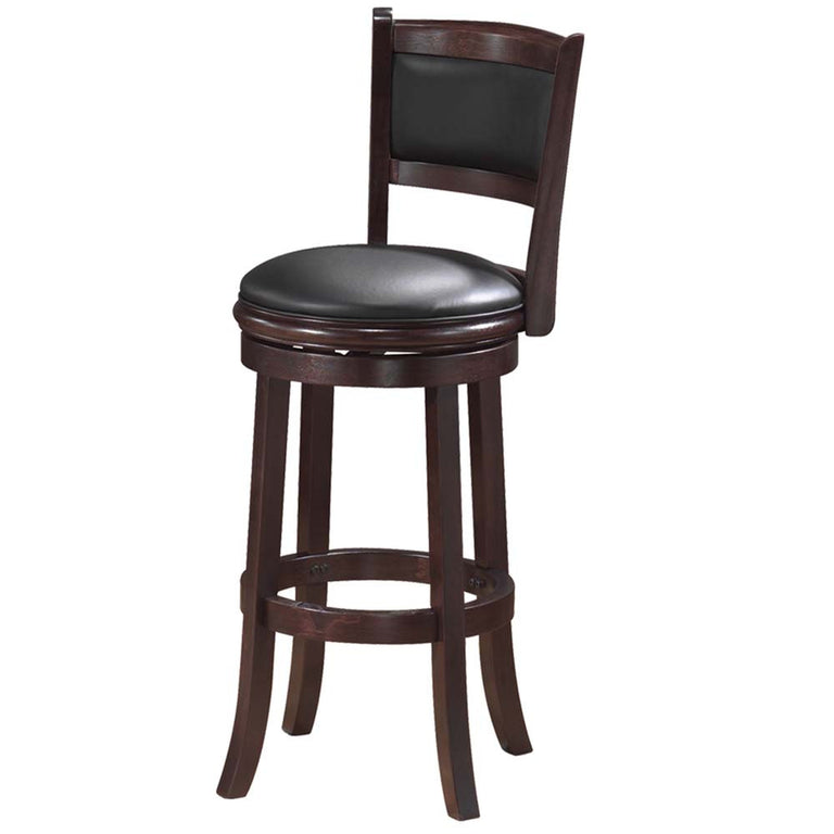 Ram Gameroom Backed Bar Stool Cappuccino