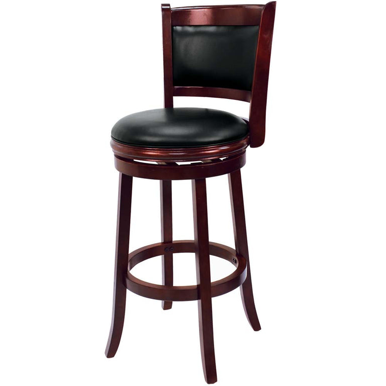 Ram Gameroom Backed Bar Stool English Tudor