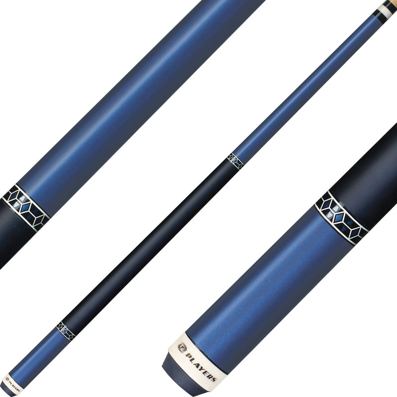 Players C-602 Classic Series Pool Cue - Metallic Blue