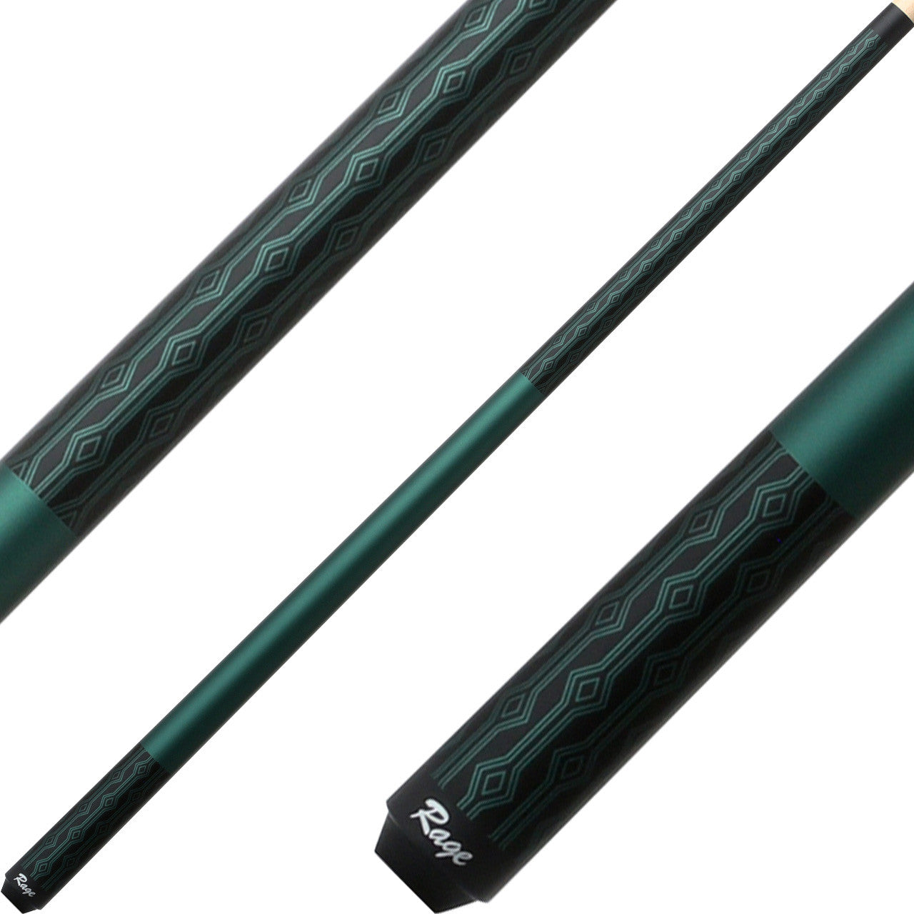 Rage RG116 Pool Cue - Peacock Green