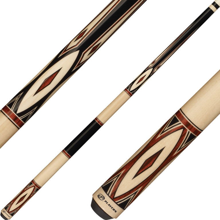 Players G3394 Graphic Cue - Natural and Cocobolo