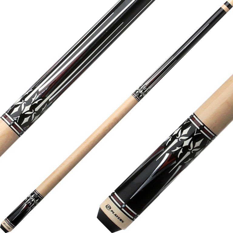 Players G3402 Graphic Cue - Midnight Black with Natural