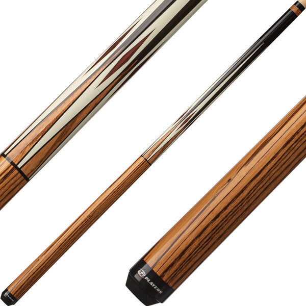 Players S-PSP31 Sneaky Pete Cue - Zebrawood | Ozone Billiards